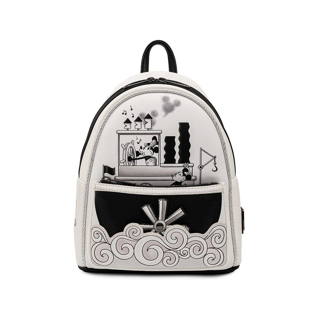 Loungefly Disney Steamboat Willie Music Cruise Mini Backpack