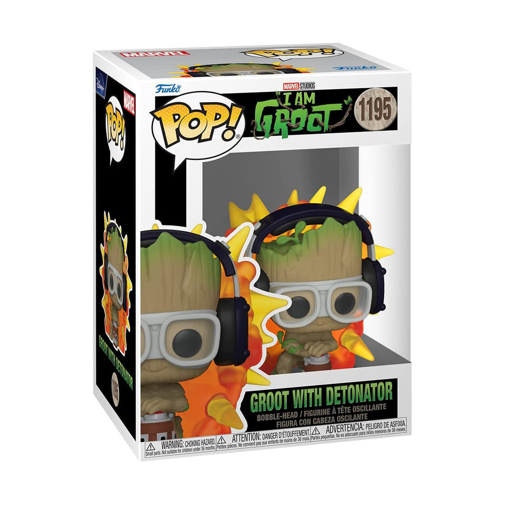 Funko Marvel I Am Groot POP Groot With Detonator Vinyl Figure