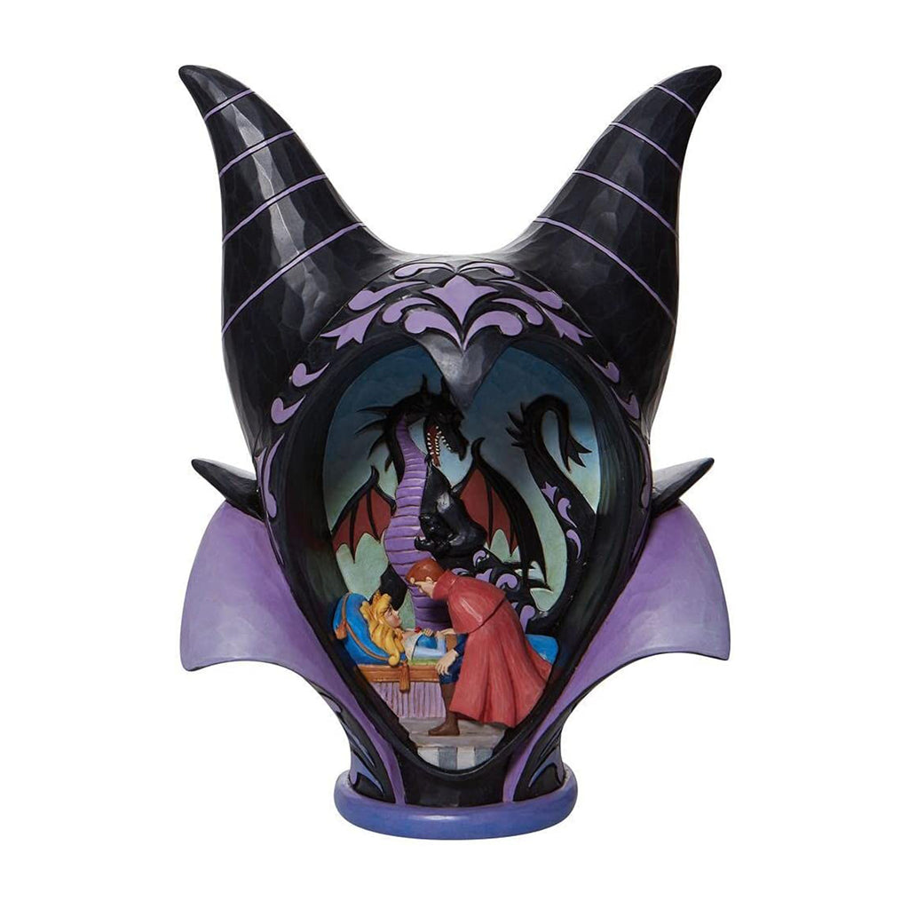 Enesco Disney Maleficent Headdress Scene True Loves Kiss Figurine