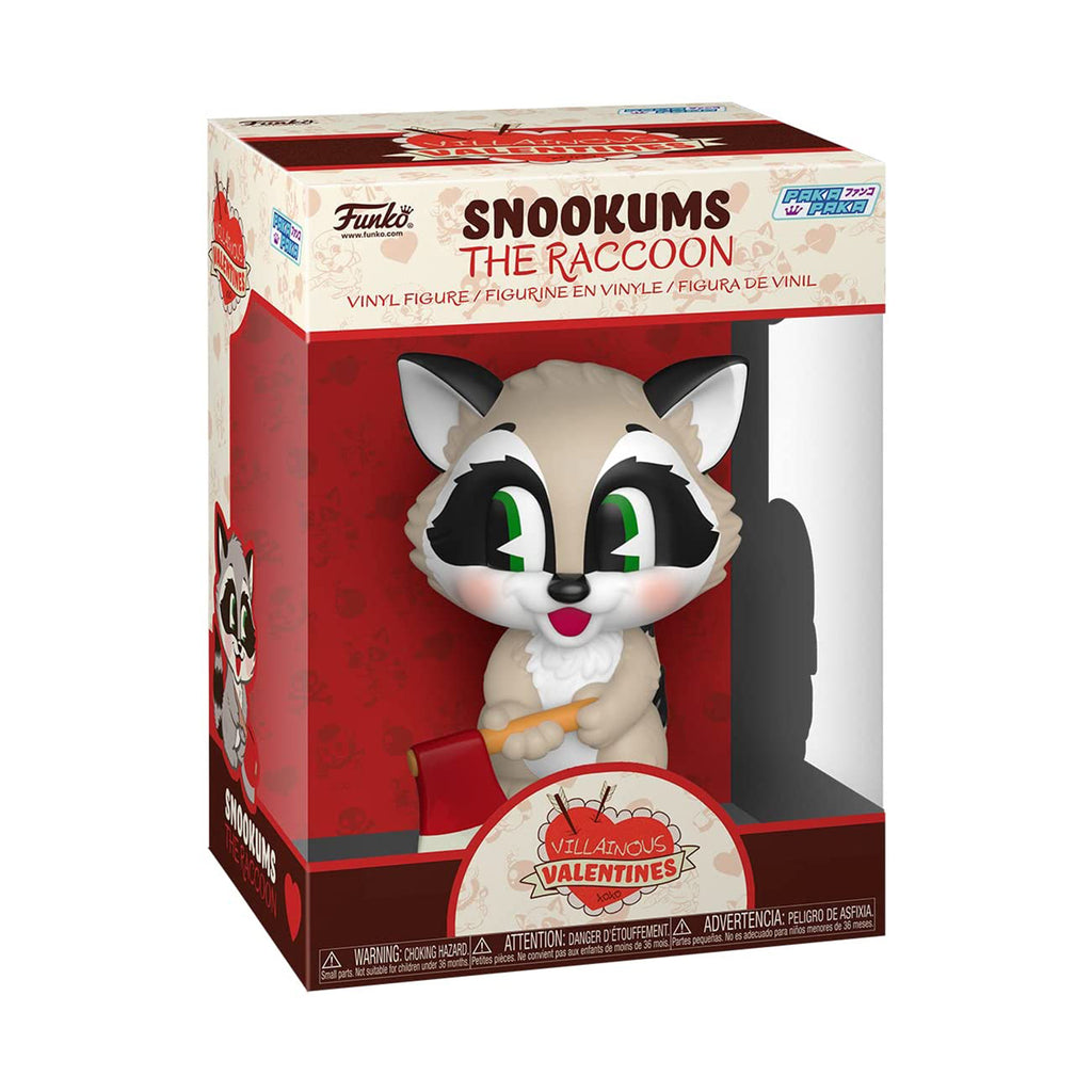 Funko Villainous Valentines Paka Paka Snookums The Raccoon Figure