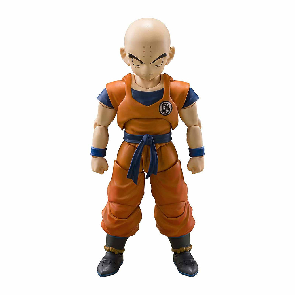 Bandai Dragon Ball Z Krillin Earth's Strongest Man SHFiguarts Figure - Radar Toys