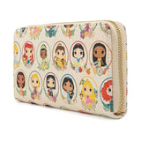 Loungefly Disney Princes Circles POP Style Zip Around Wallet - Radar Toys