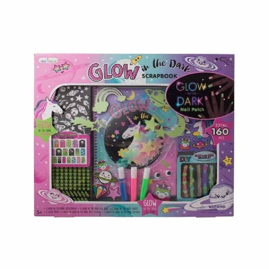 Hot Focus Glow In The Dark Scrapbook Set