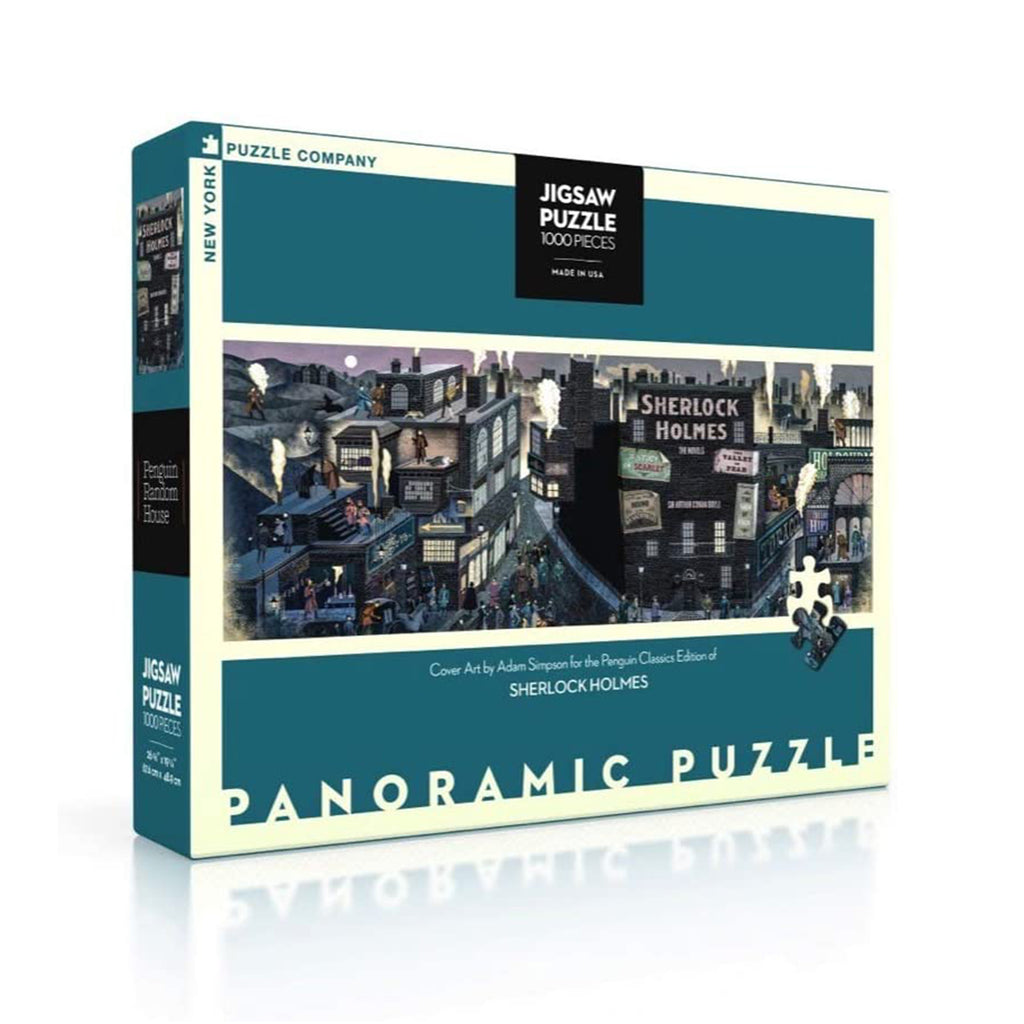 Sherlock Holmes Panoramic 1000 Piece Puzzle - Radar Toys