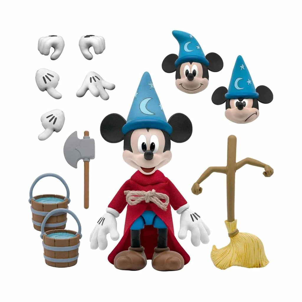 Super7 Disney Fantasia Ultimates Sorcerer's Apprentice Mickey Figure