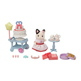 Calico Critters Party Time Lily Tuxedo Cat Figure Accessory Set - Radar Toys