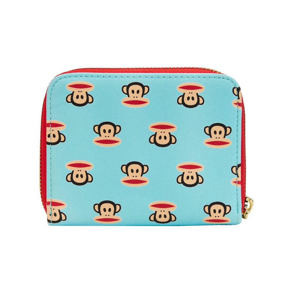 Loungefly Paul Frank Julius Head All Over Print Zip Around Wallet - Radar Toys