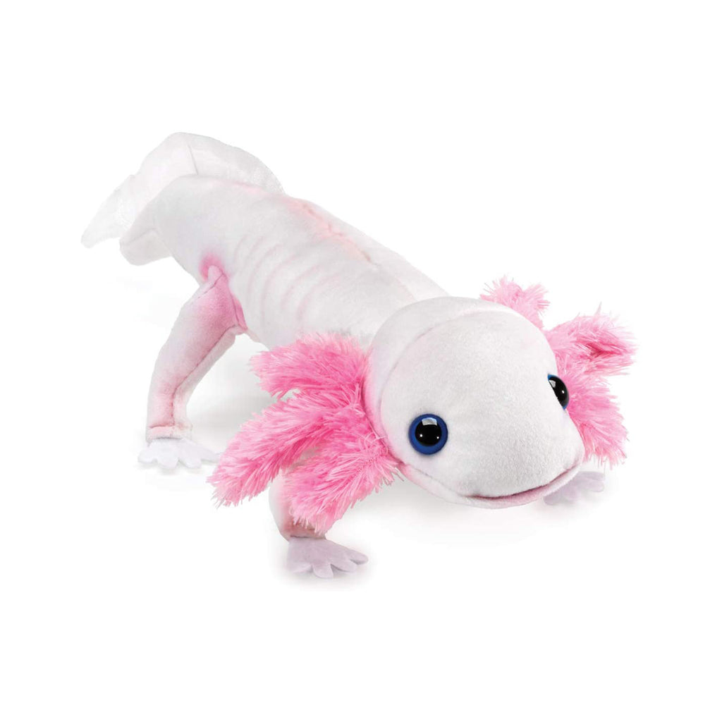 Folkmanis Axolotl Finger Puppet Plush Figure