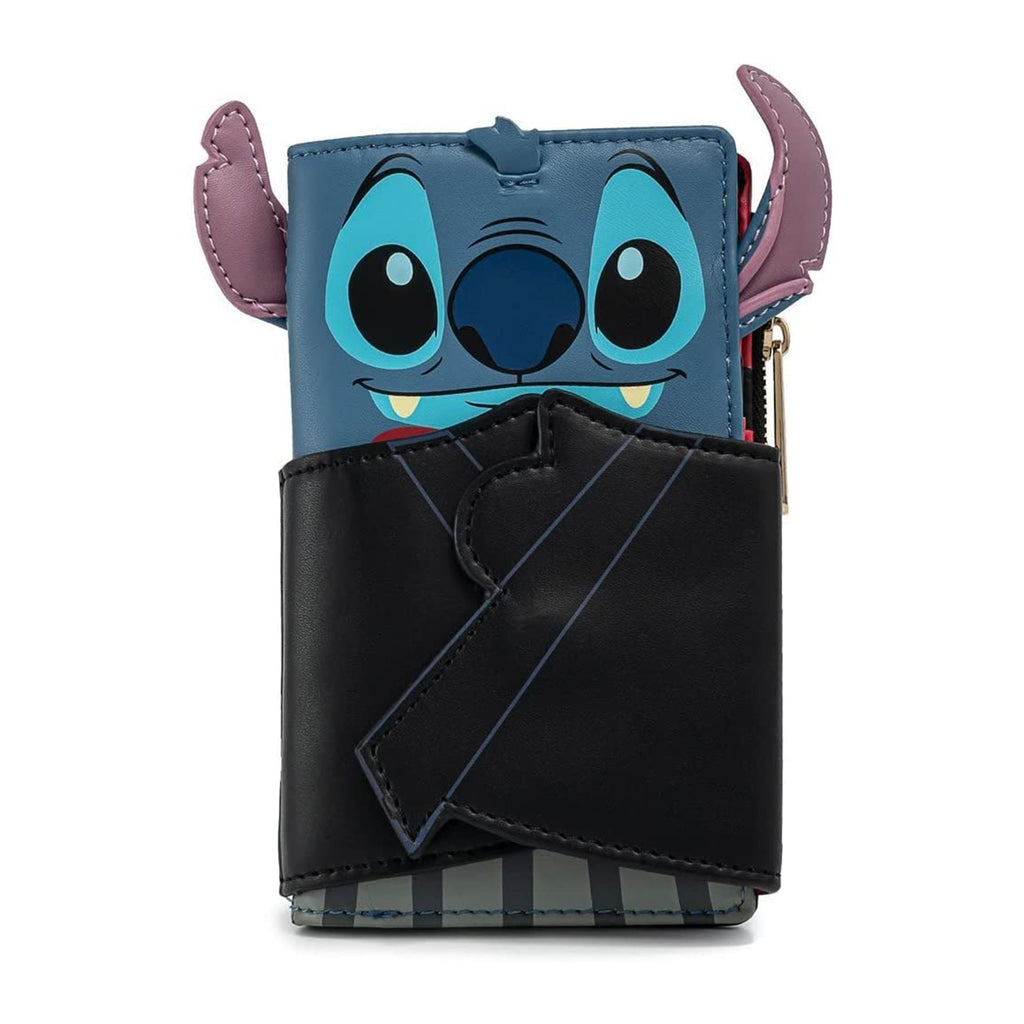 Loungefly Disney Vampire Stitch Bowtie Wallet