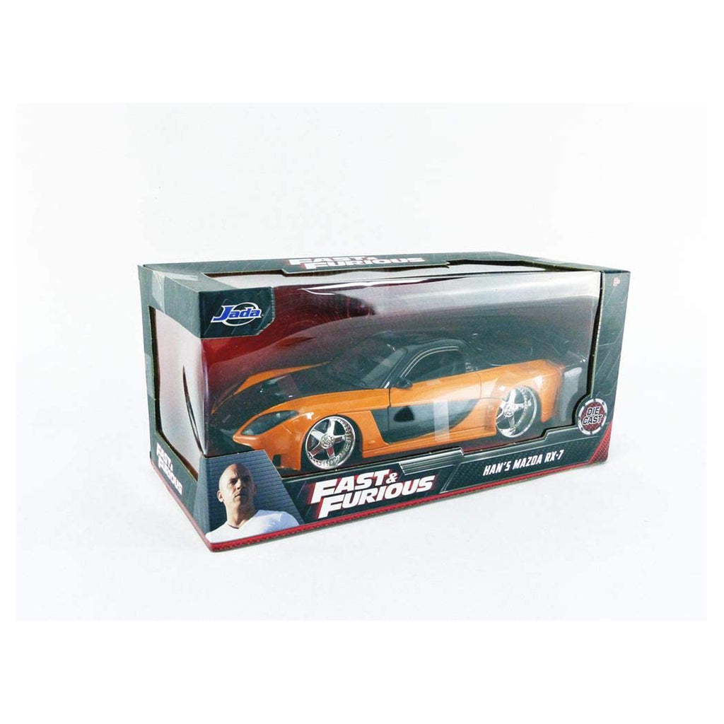 Jada Toys Fast And Furious Han's Mazda RX-7 1:24 Diecast Car