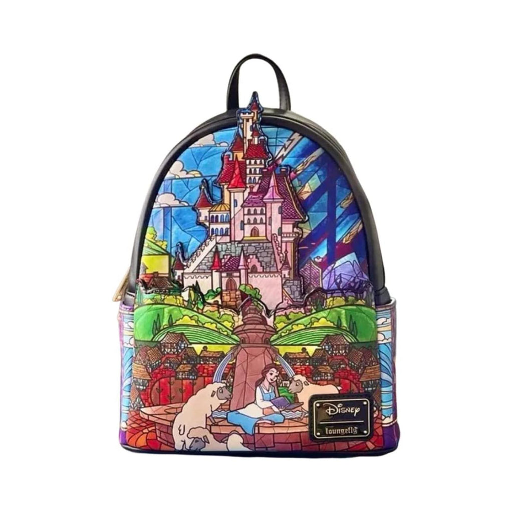 Loungefly Disney Princess Castle Series Belle Mini Backpack
