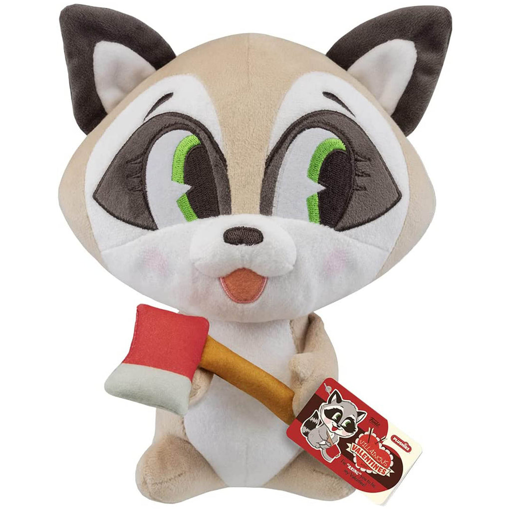 Funko Villainous Valentines POP Plush Raccoon 7 Inch Plush Figure - Radar Toys