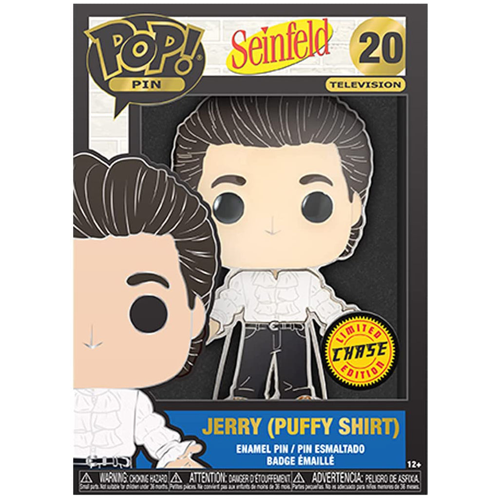 Funko Seinfeld POP Pin Jerry Puffy Shirt Figure CHASE VERSION