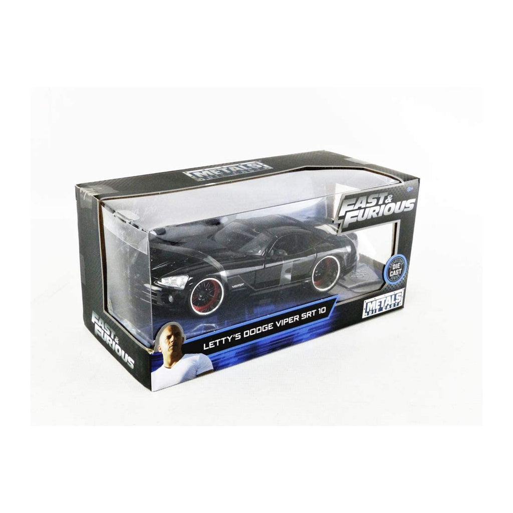 Jada Toys Fast And Furious Letty's Dodge Viper SRT 10 1:24 Diecast Car
