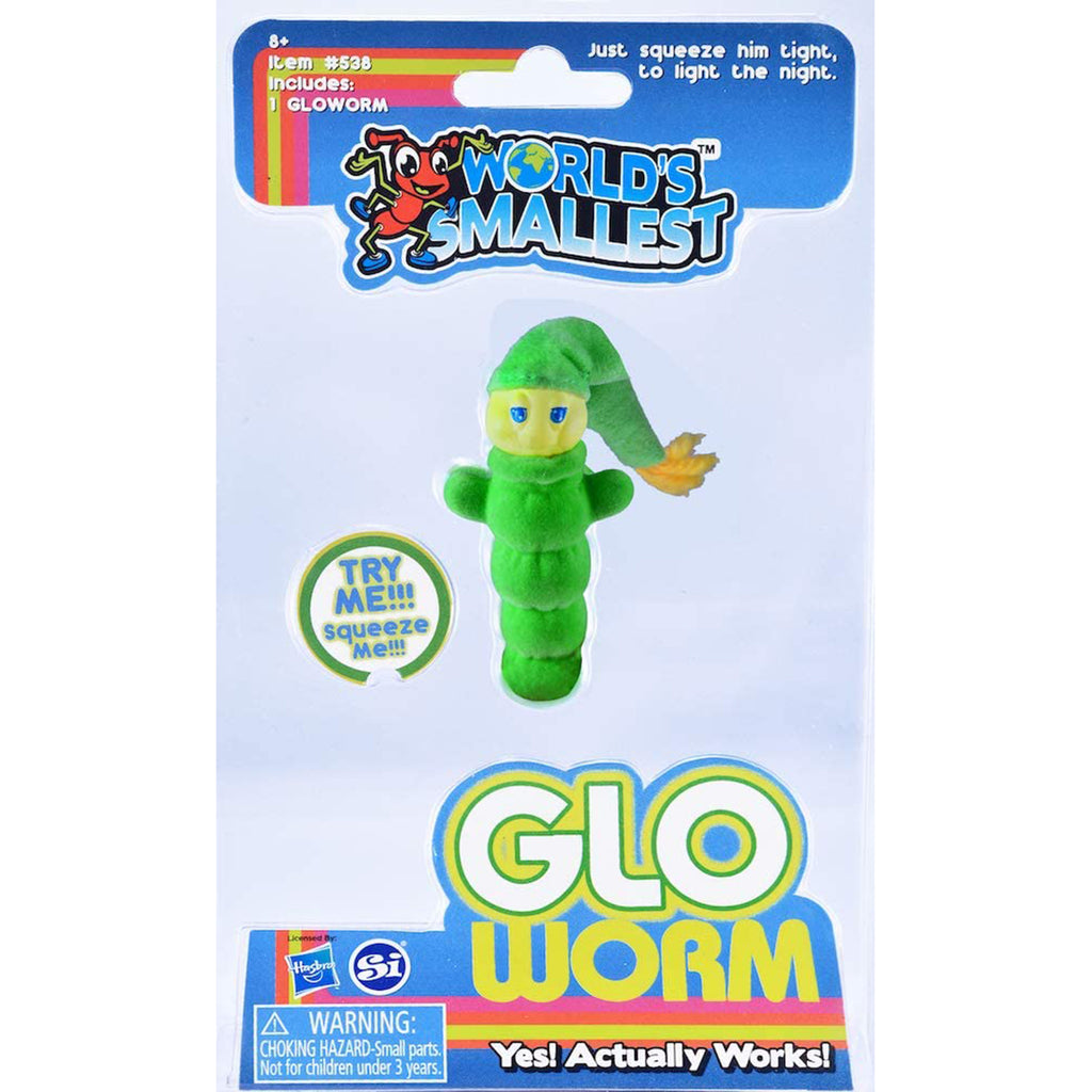 World's Smallest Glow Worm Light Up Micro Figure - Radar Toys