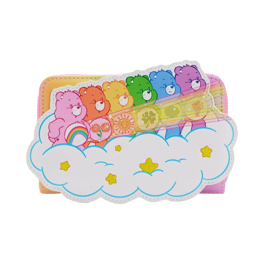 Loungefly Carebears Stare Rainbow Zip Around Wallet