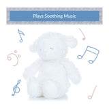 Carter's White Lamb Waggy Musical Plush Toy - Radar Toys
