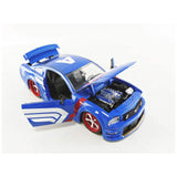 Jada Toys Marvel Avengers Captain America & 2006 Ford Mustang GT 1:24 Diecast Car - Radar Toys