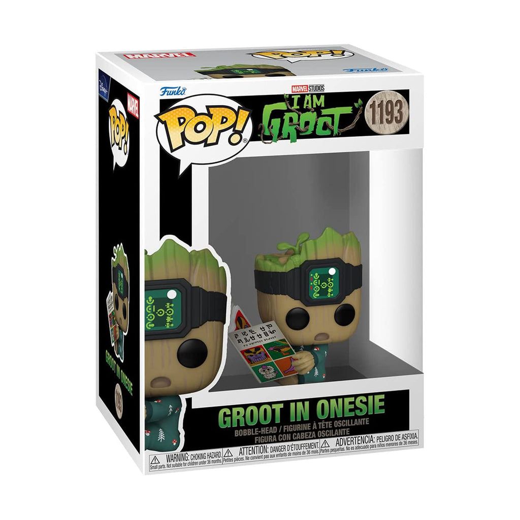 Funko Marvel I Am Groot POP Groot With Book Vinyl Figure