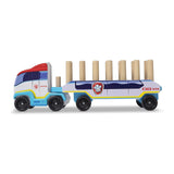 Melissa And Doug Paw Patrol Wooden ABC Block Truck Set - Radar Toys