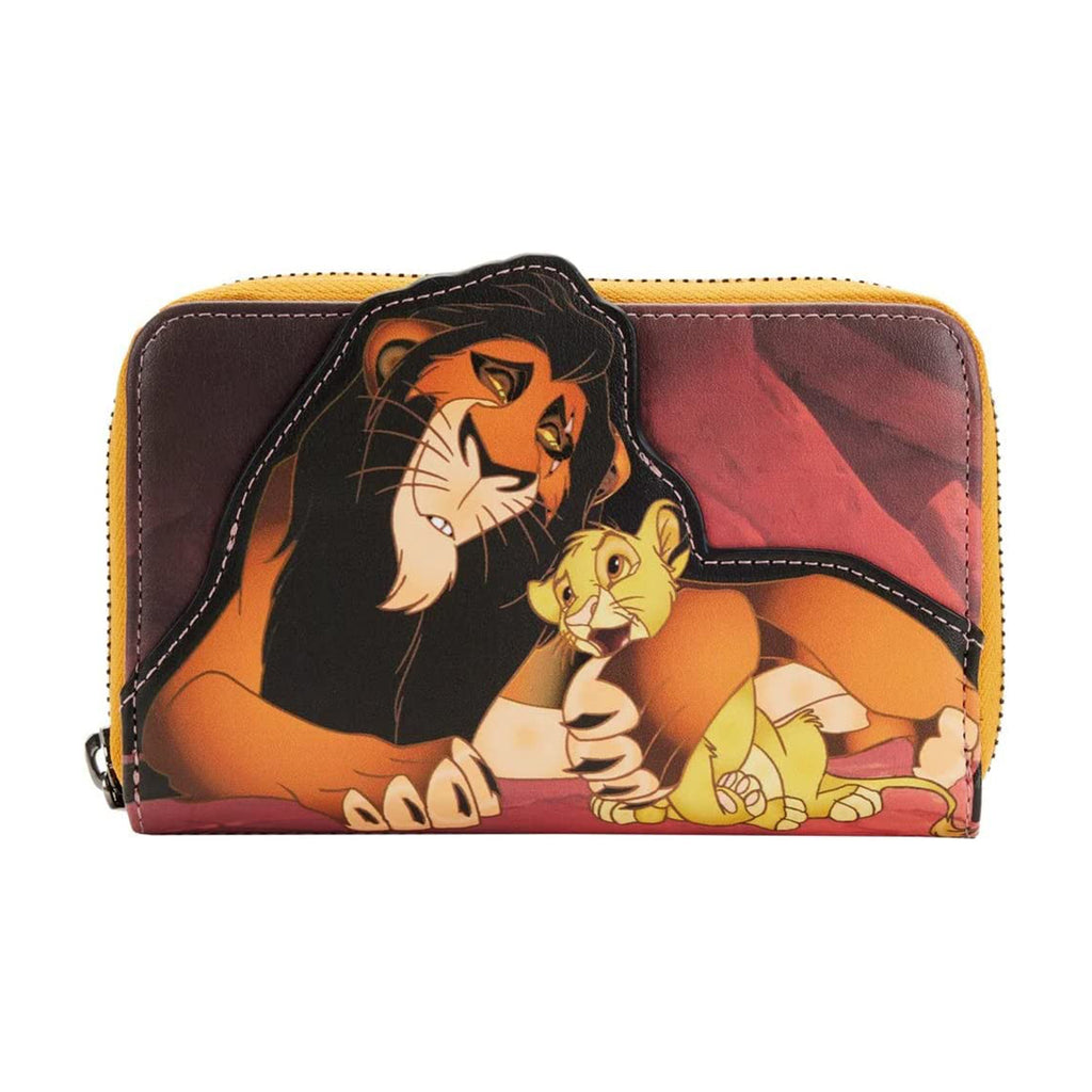 Loungefly Disney Lion King Villains Scene Scar Zip Around Wallet