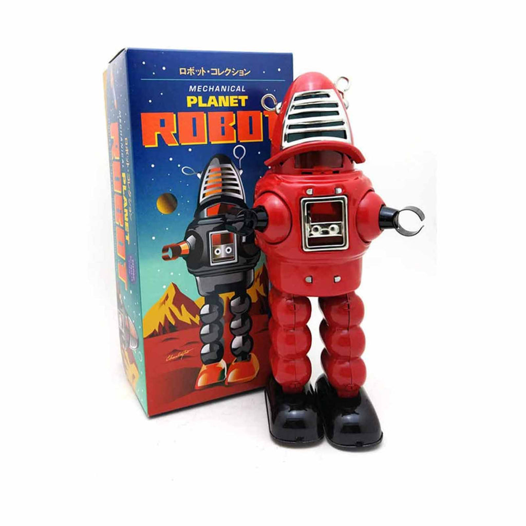 Planet Robot Retro Metal Mechanical Wind Up Collectible Figure