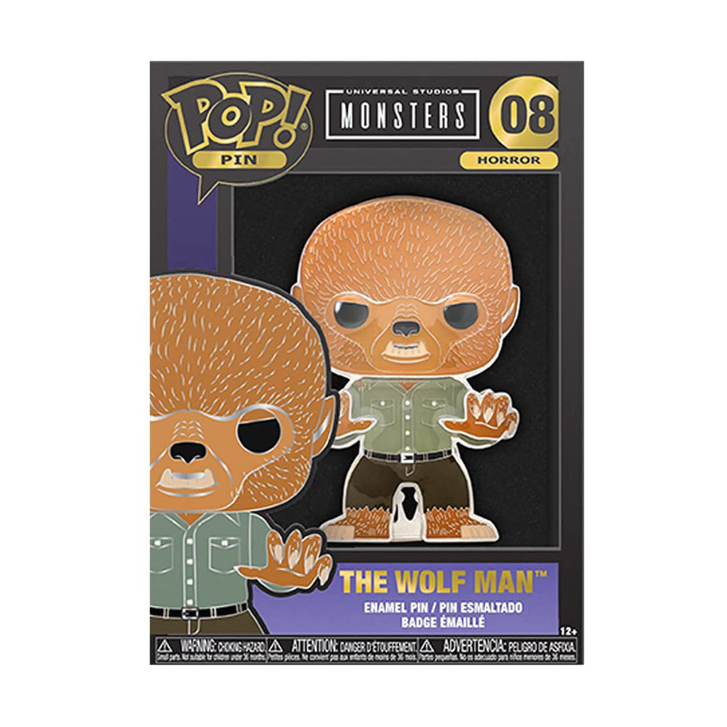Funko Universal Monsters Pop Pin Wolfman Figure