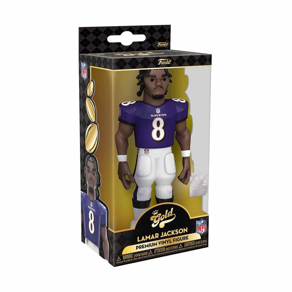Funko NFL Ravens Gold Lamar Jackson Figure - Radar Toys