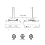 Hyperkin Trooper 2 Premium Atari Black Wired Controller - Radar Toys