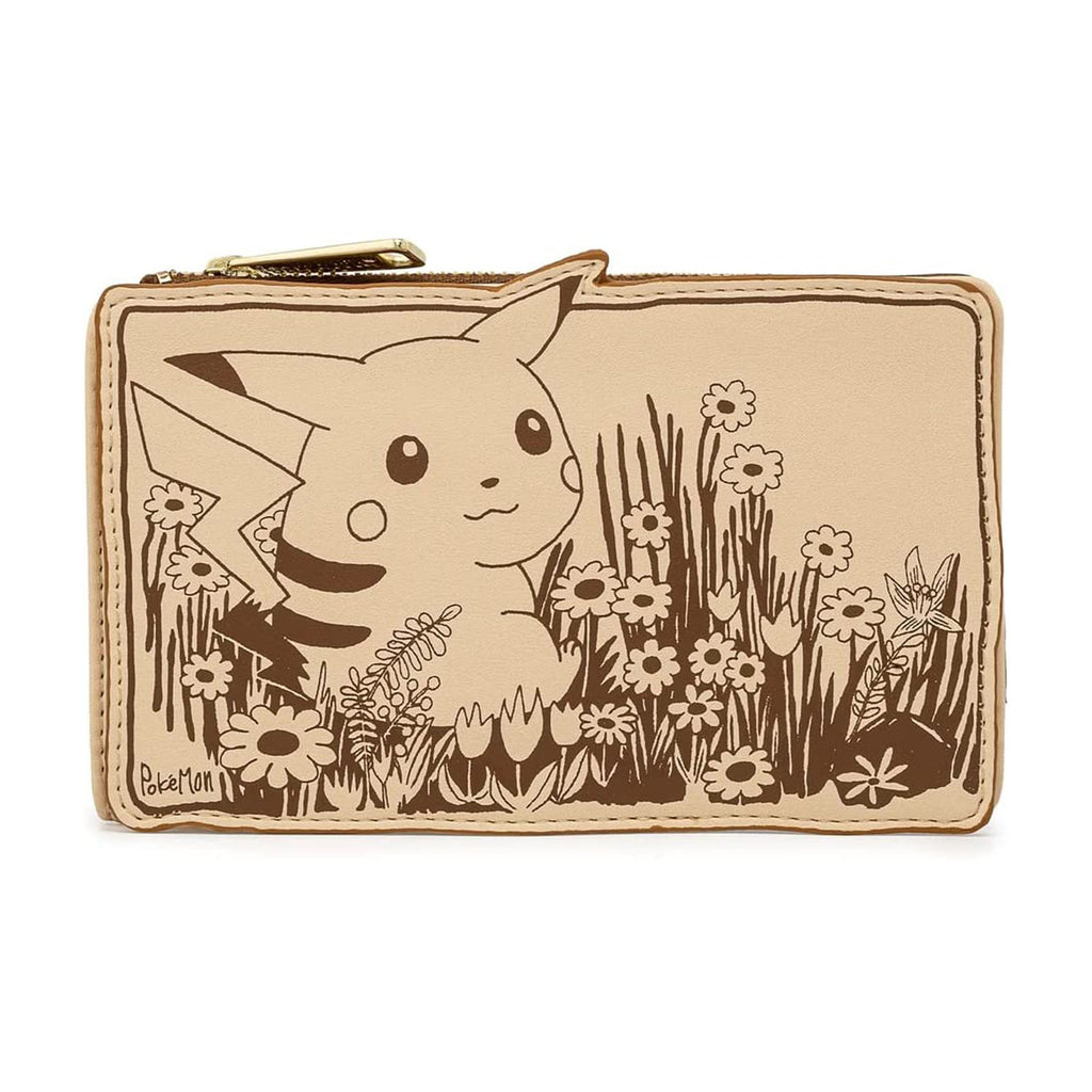 Loungefly Pokemon Sepia Pikachu Flap Wallet