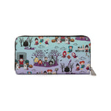 Loungefly Disney Hocus Pocus Scene All Over Print Zip Around Wallet - Radar Toys