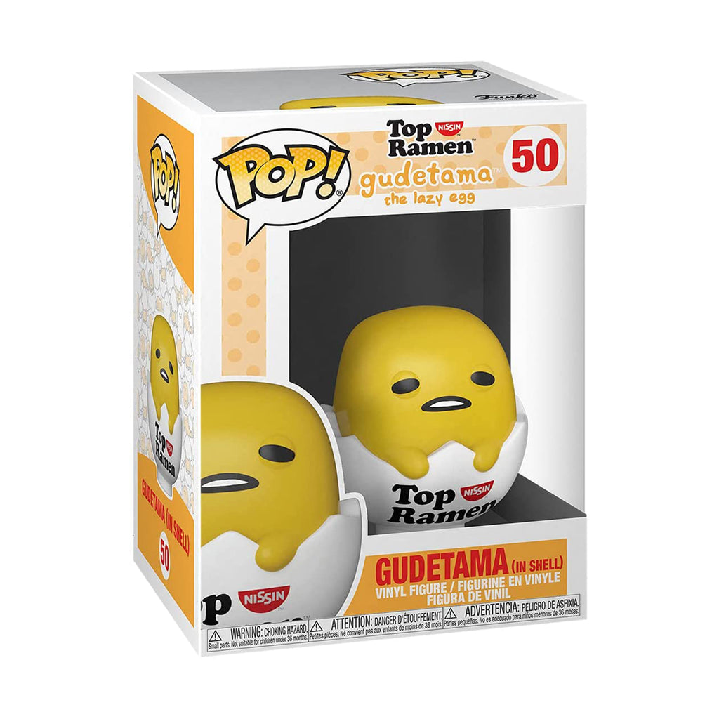 Funko Sanrio GudeXNissin POP Gudetama In Shell Vinyl Figure