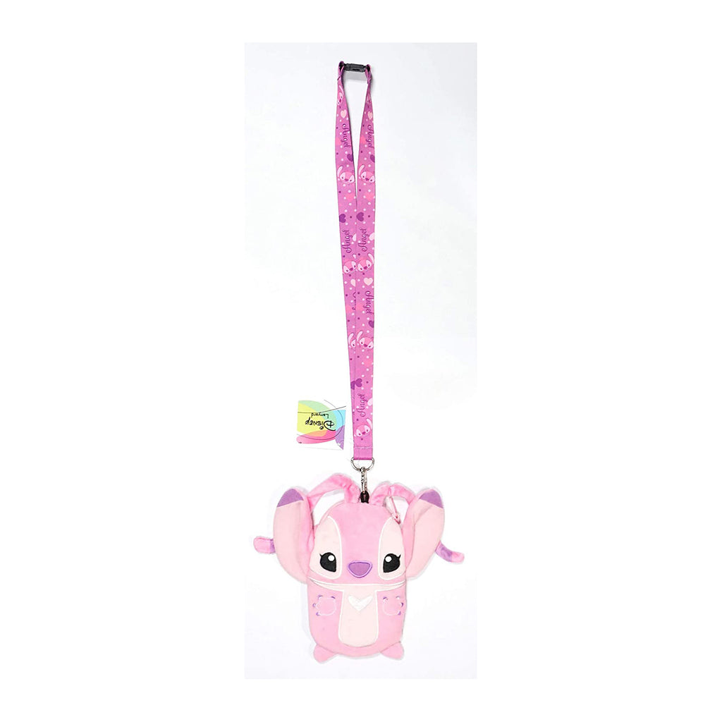 Disney Lilo And Stitch Angel Deluxe Lanyard With Card Holder