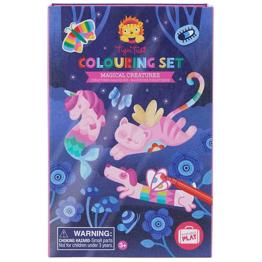 Tiger Tribe Magical Creatures Coloring Set