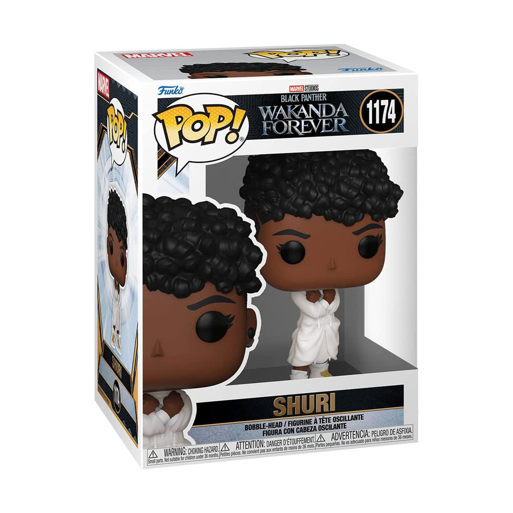 Funko Marvel Black Panther Wakanda Forever POP Shuri In White Figure