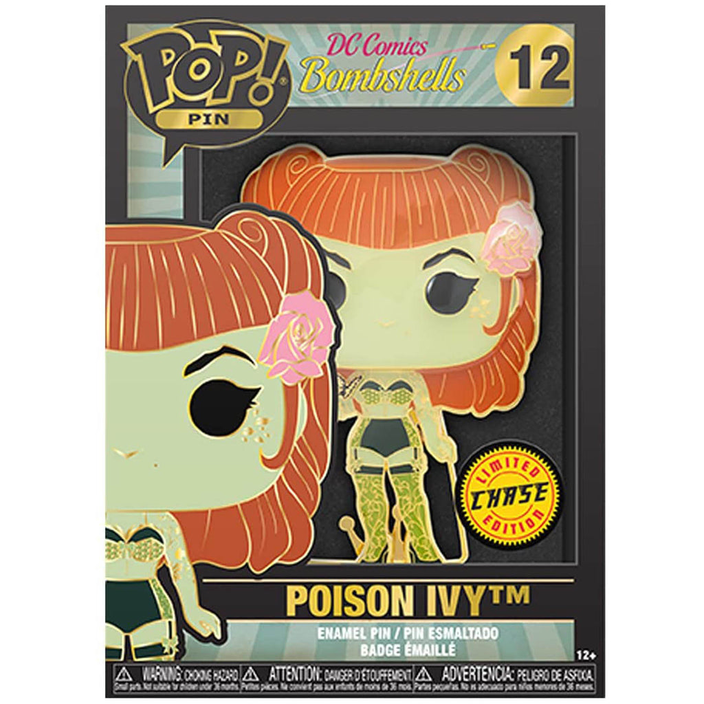 Funko DC Bombshells POP Pin Poison Ivy Figure CHASE VERSION