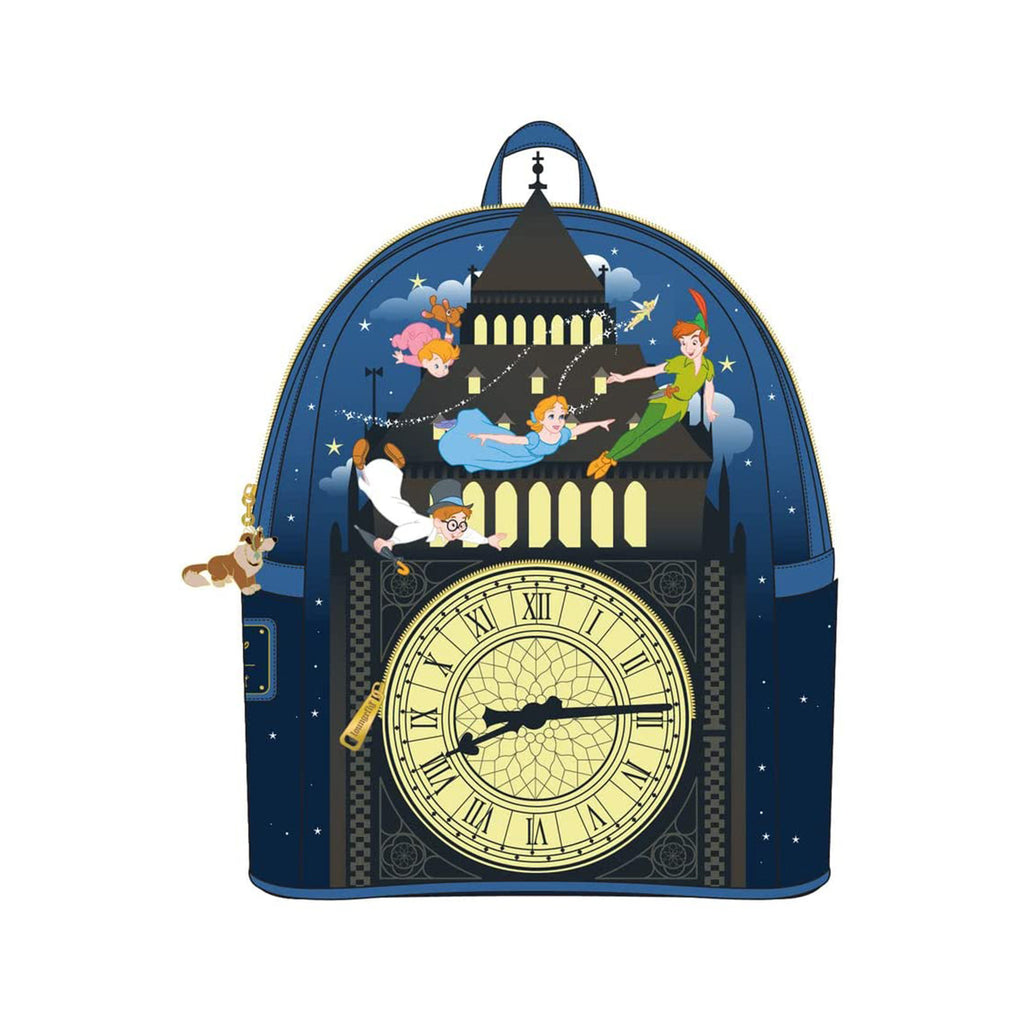 Loungefly Disney Peter Pan Glow Clock Mini Backpack