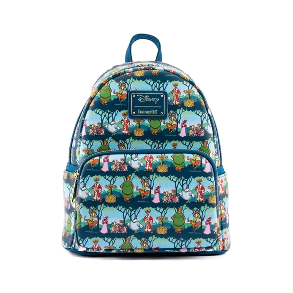 Loungefly Disney Robin Hood Sherwood All Over Print Mini Backpack