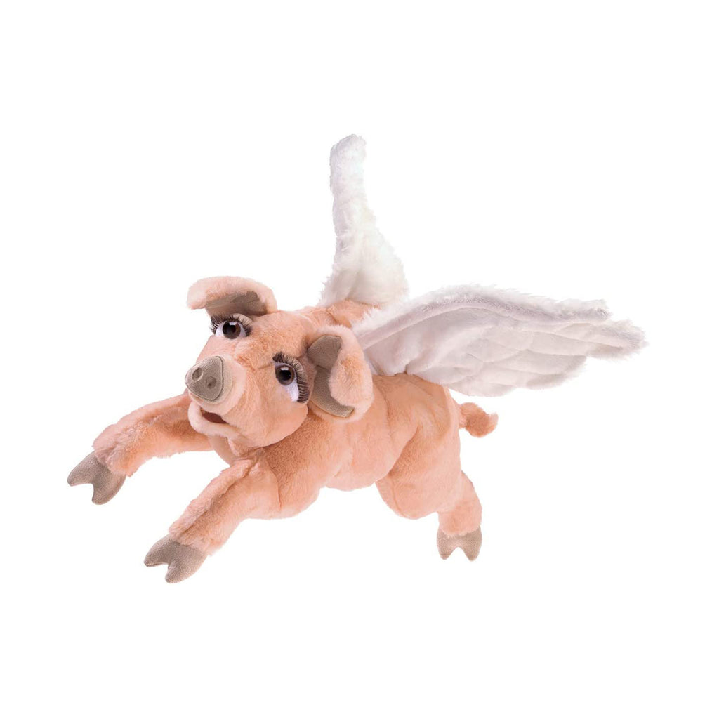 Folkmanis Flying Pig Puppet Plush Figure
