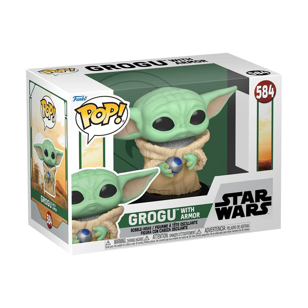 Funko Star Wars POP Grogu With Armor Vinyl Figure