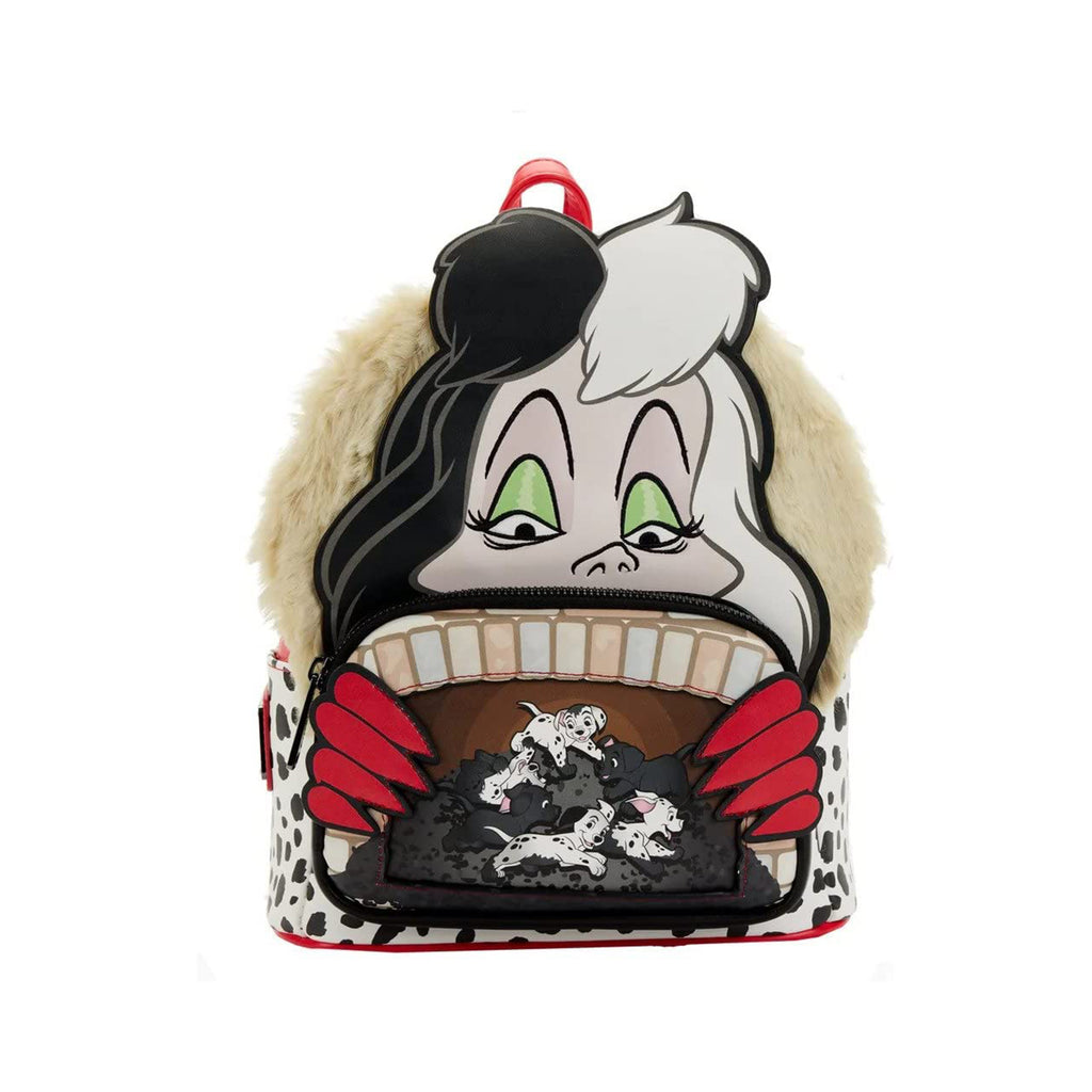 Loungefly Disney 101 Dalmatians Villains Scene Cruella Mini Backpack