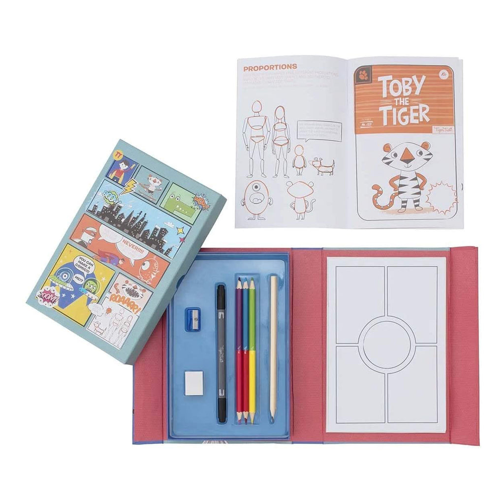 Schylling Tiger Tribe Comic Book Kit