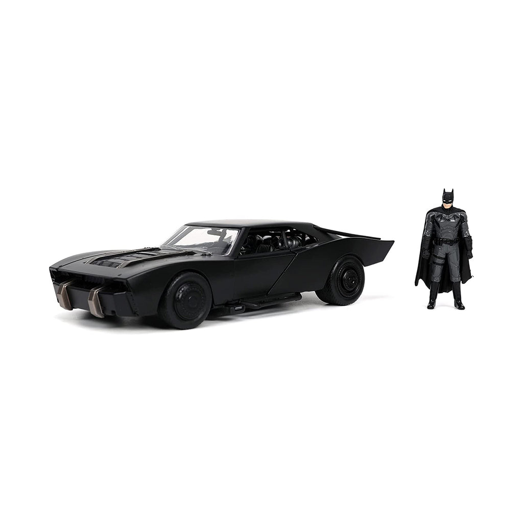 Jada Toys The Batman Batmobile With Batman Figure 1:24 Diecast Set