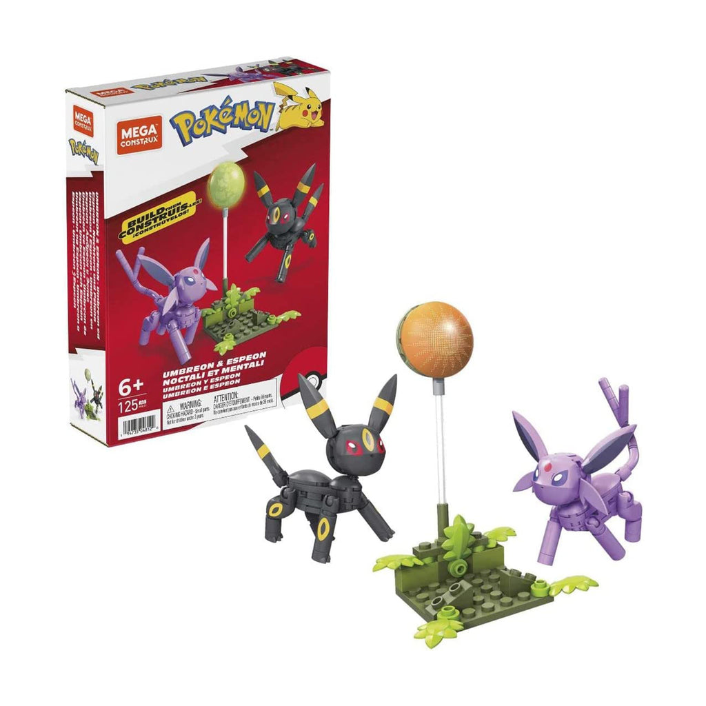 Mega Construx Pokemon Umbreon And Espeon Building Set