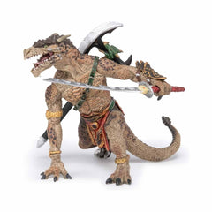Dragon à deux têtes, figurine PAPO 36019