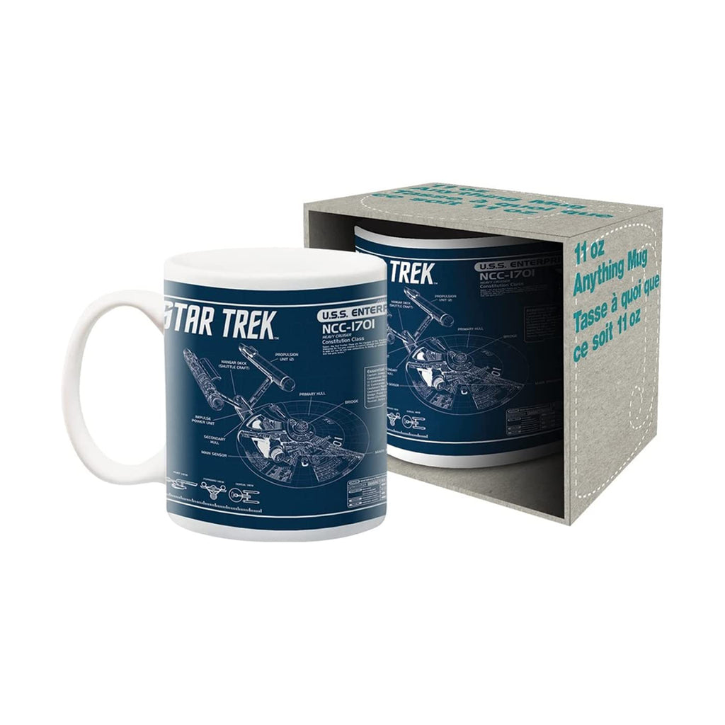 Star Trek Blueprints 11oz Boxed Mug