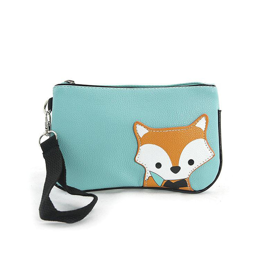 Peeking Baby Fox Vinyl Wallet