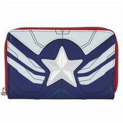 Loungefly Marvel Falcon Captain America Cosplay Zip Around Wallet - Radar Toys