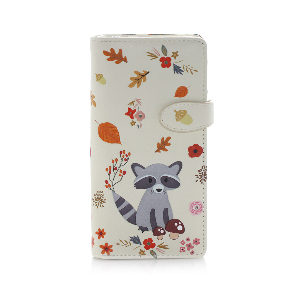 Shagwear Cream Raccoon And Friends Wallet - Radar Toys