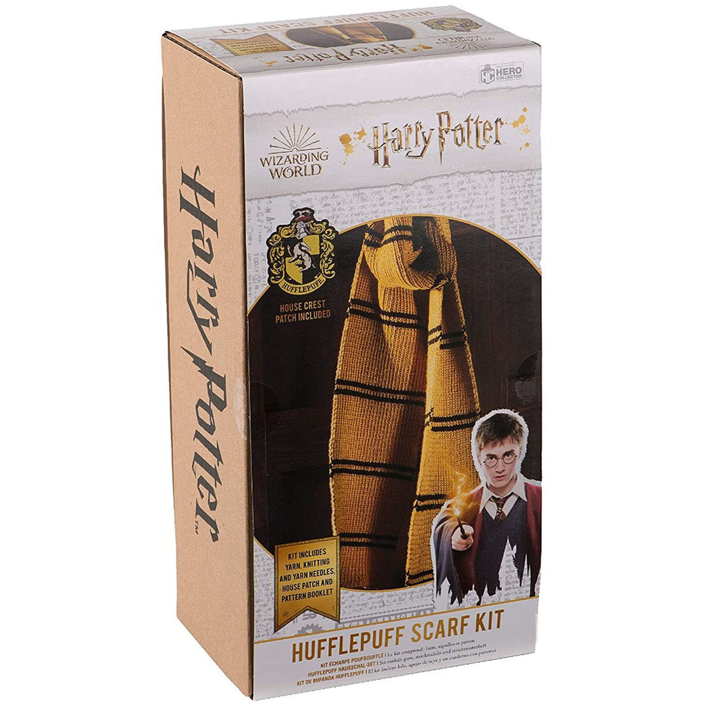Eaglemoss Harry Potter Hero Collector Hufflepuff Scarf Knit Kit - Radar Toys